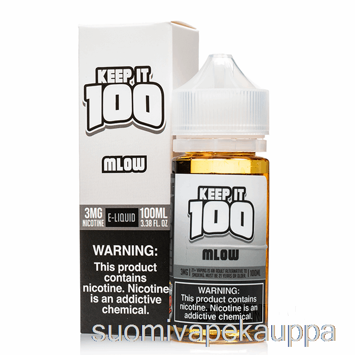 Vape Netistä Mlow - Säilytä Se 100 E-nestettä - 100ml 0mg